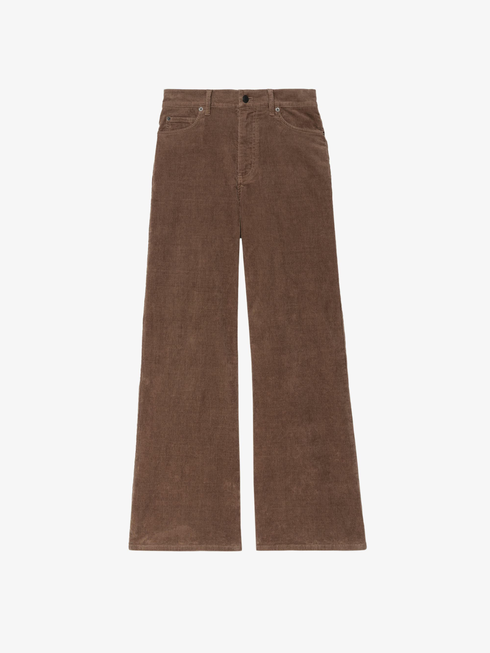 Trousers Eli - Wide-leg corduroy trousers.